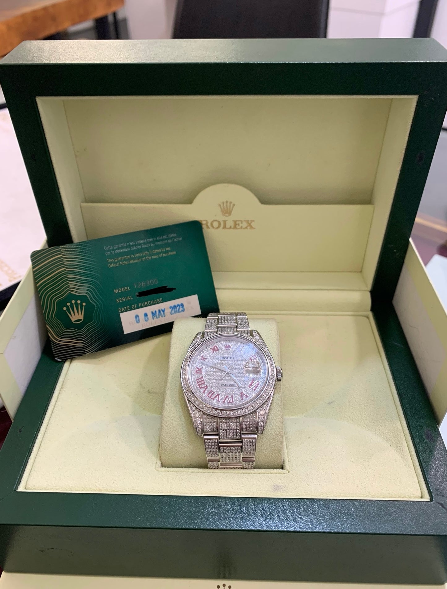 Rolex Datejust Iced Out
