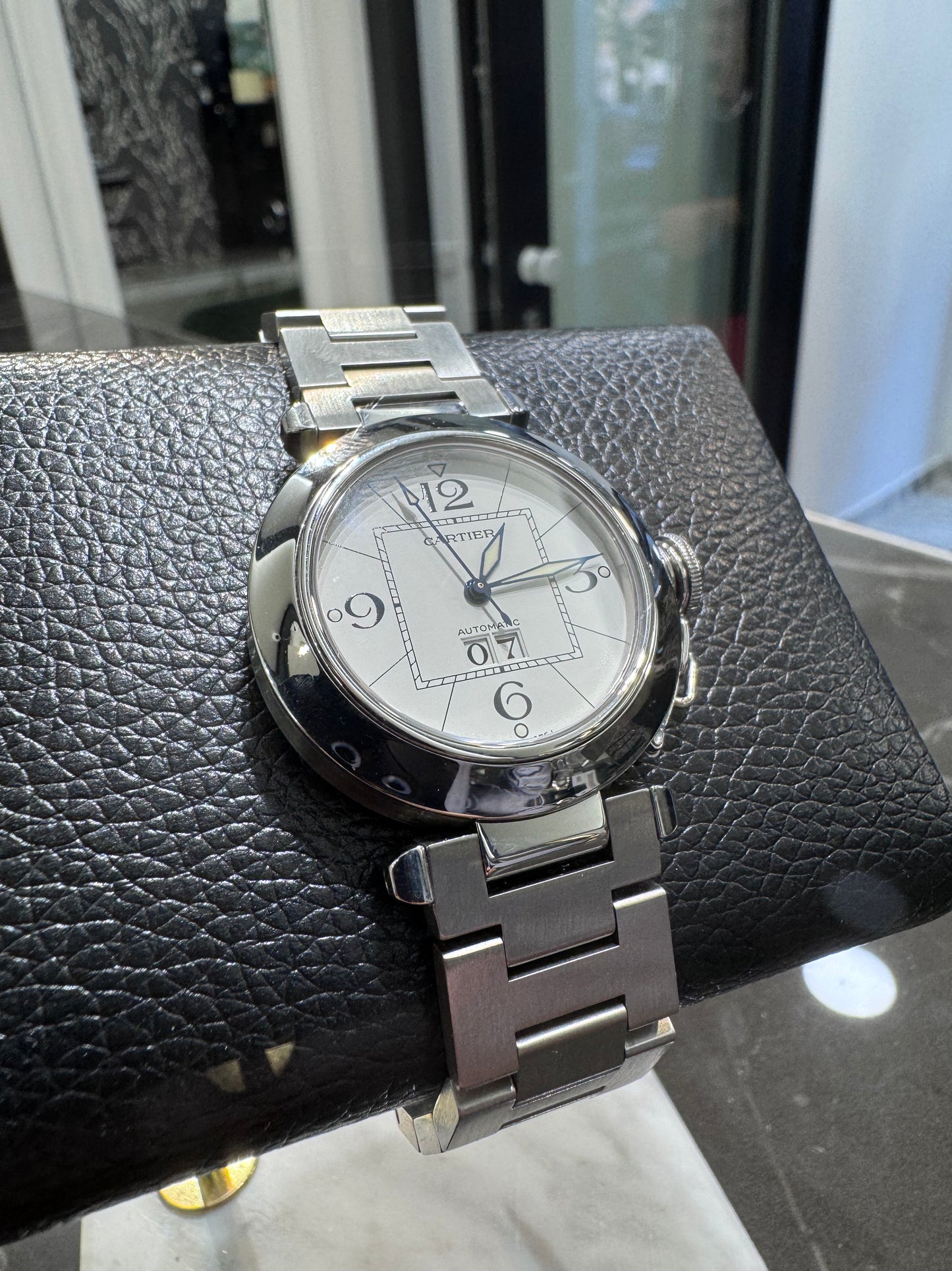 Cartier Pasha 2475- white dial