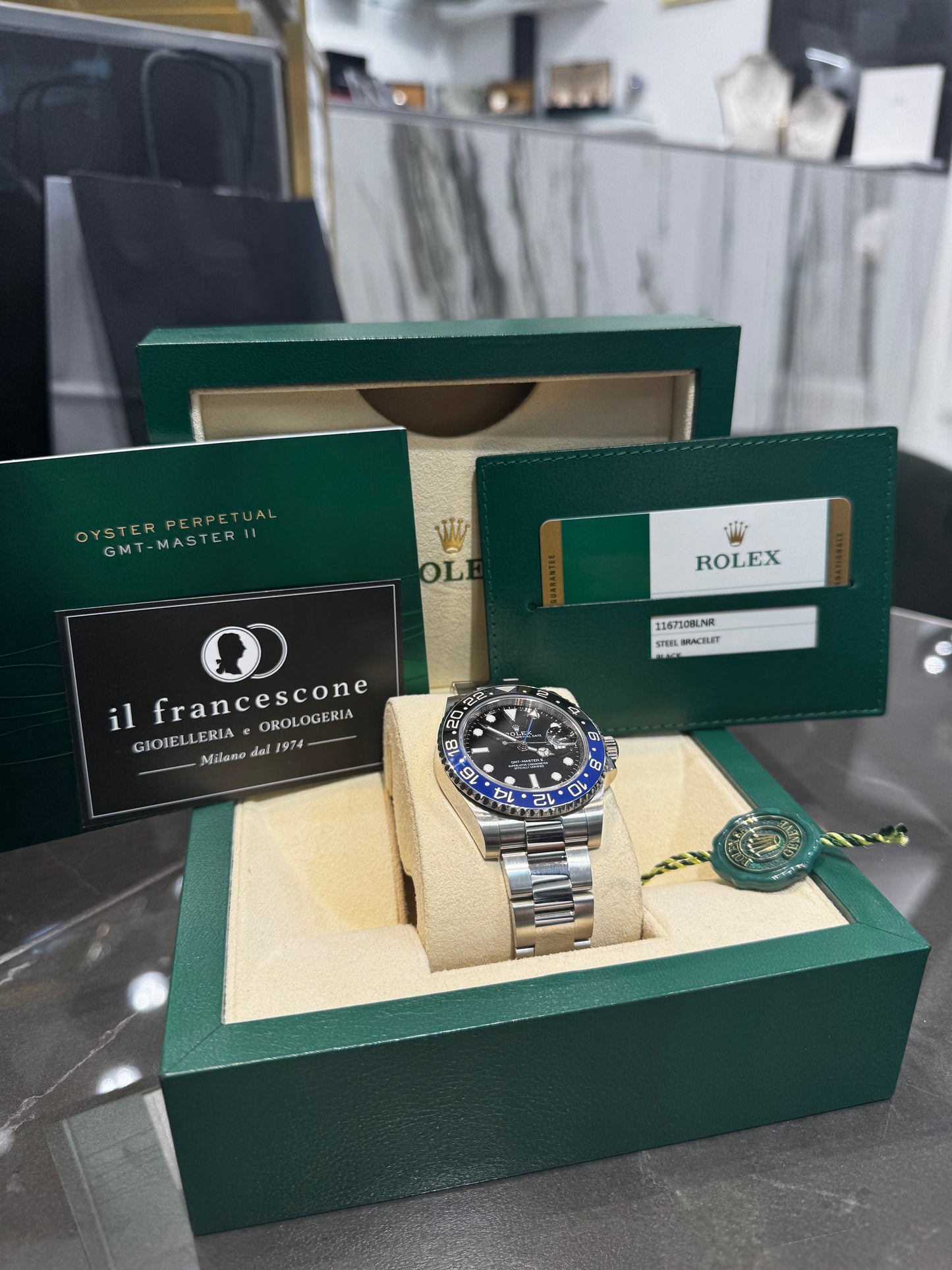 Rolex GMT “ Batman “