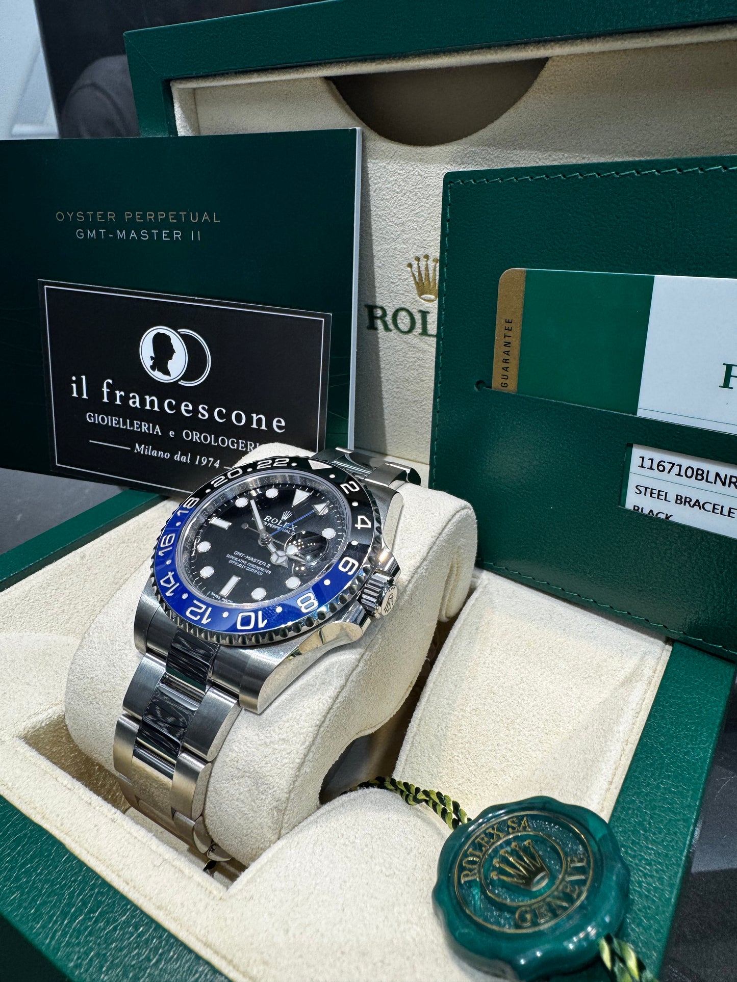 Rolex GMT “ Batman “