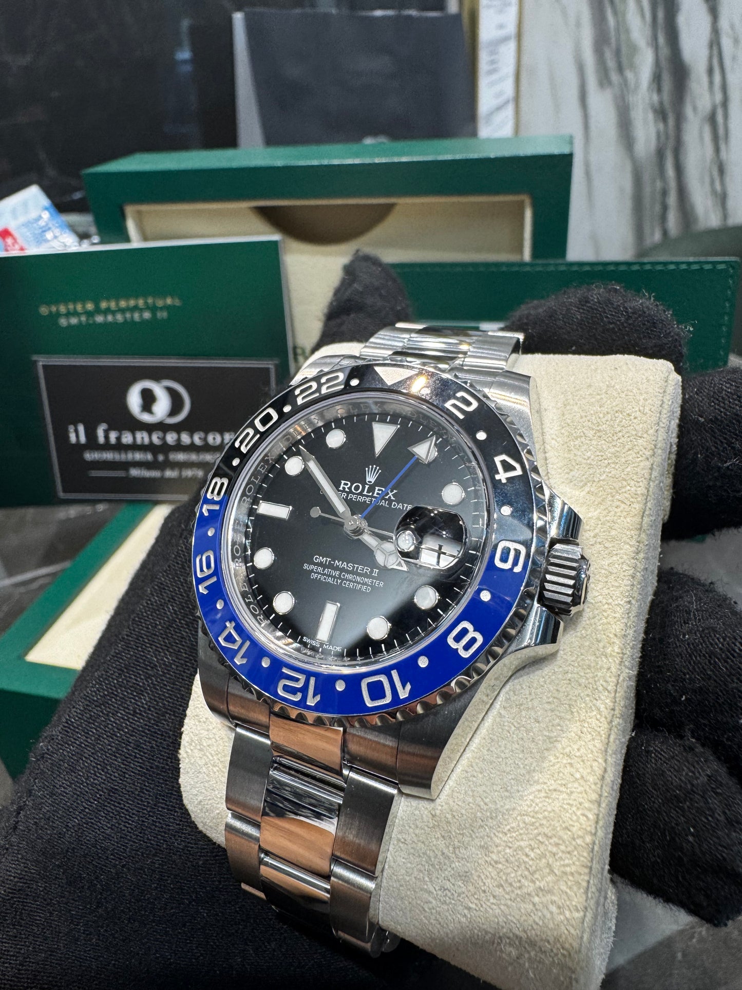 Rolex GMT “ Batman “